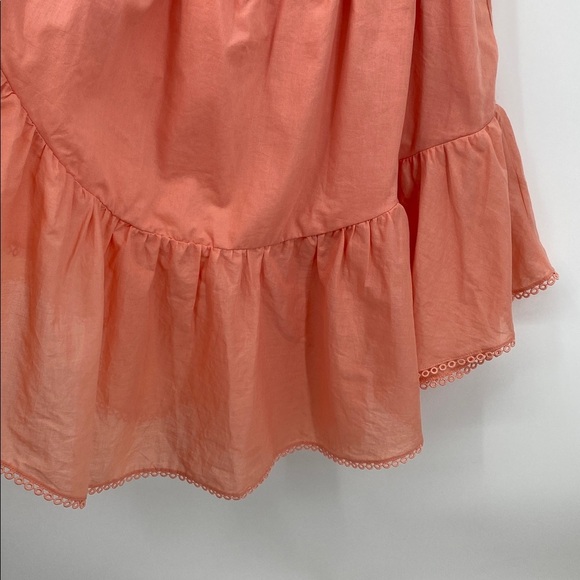 Free People Endless Summer Lover Lane One Shoulder Ruffle Mini Dress Size Large - Picture 7 of 11